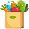 Icon of bag filled with fresh produce